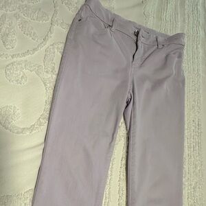 Chico's Light Purple So Slimming Girlfriend crop pants